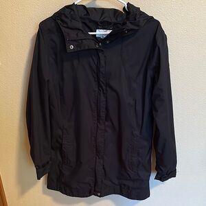 Columbia Black Utility Jacket with Hood